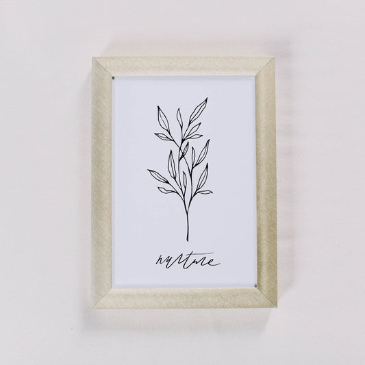 Nurture Wildflower Print